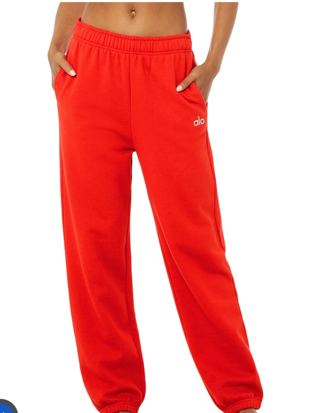 ALO Yoga Accolade Bright Red Cherry Sweat Pant